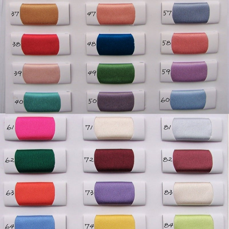 Color swatches arranged in a grid with numbers indicating color codes.