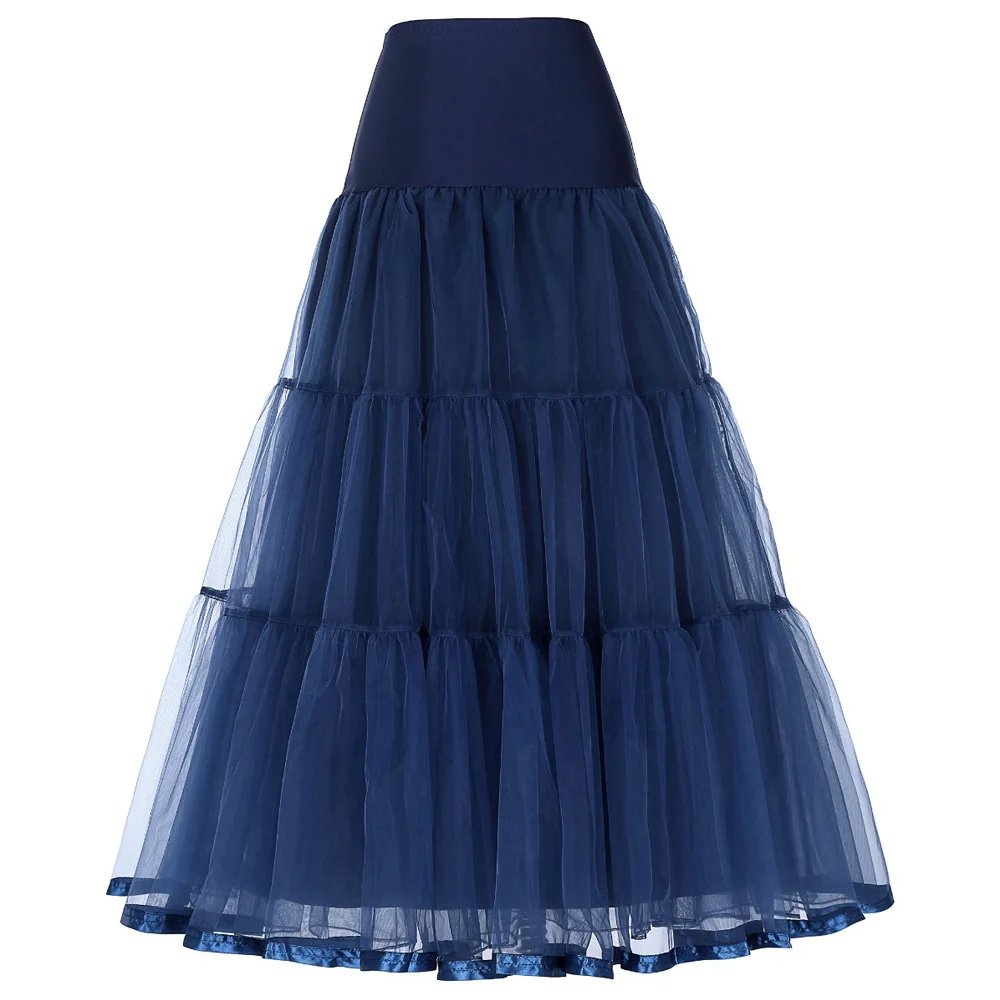 Navy underskirt soft tulle petticoat
