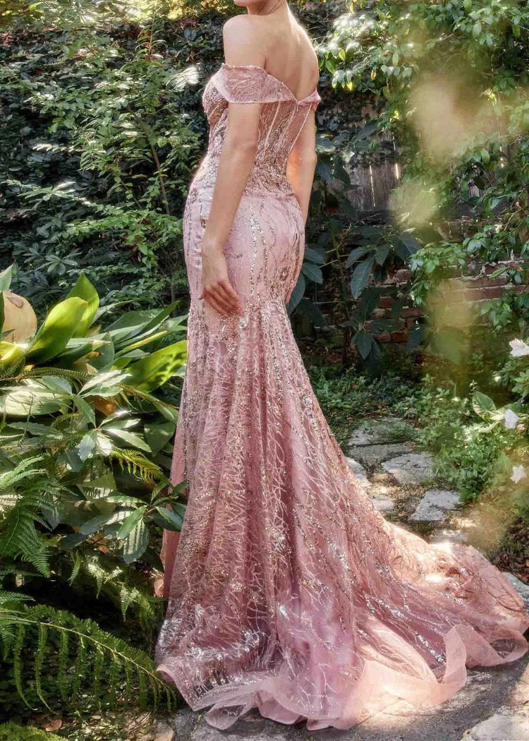 Mermaid Glitter Sequins Evening Formal Dresses
