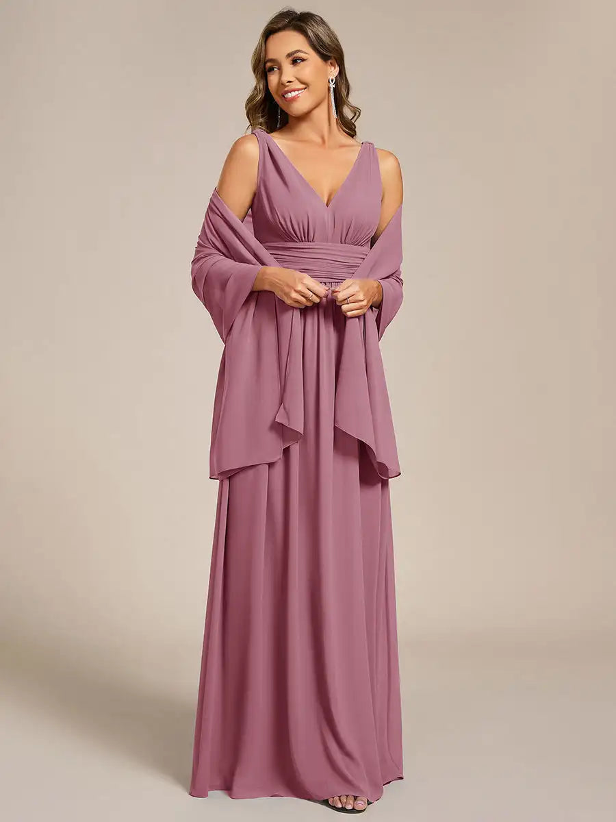Elegant Chiffon Shawl Wedding Wrap