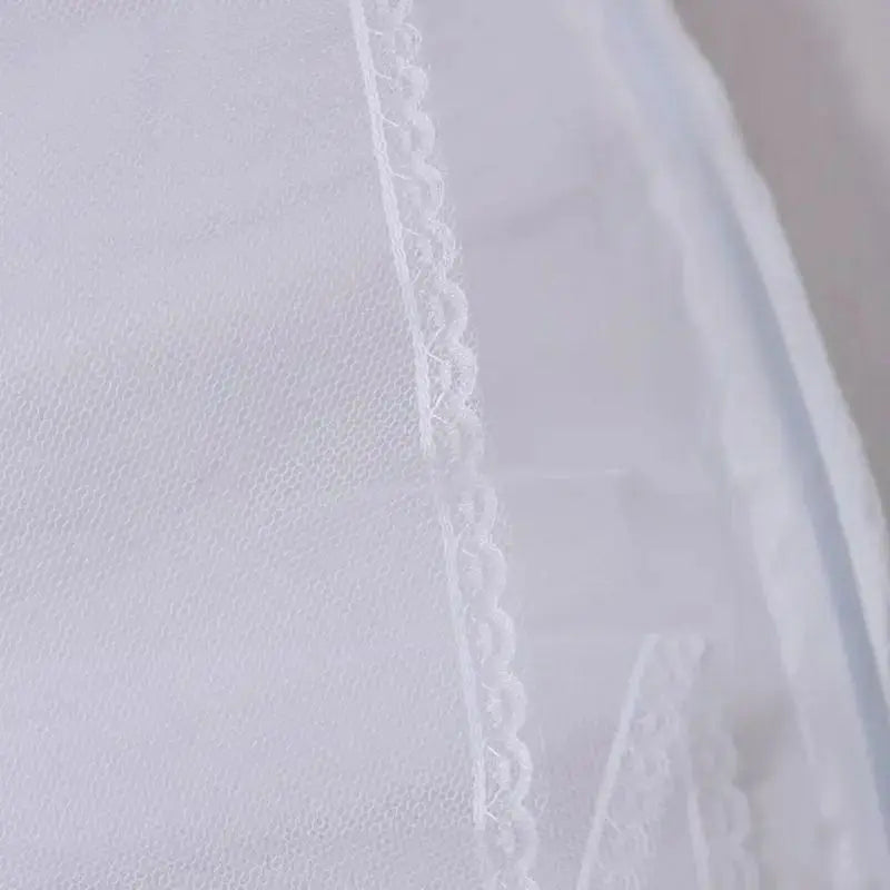 Bridal Petticoat White A Line 1 Hoop