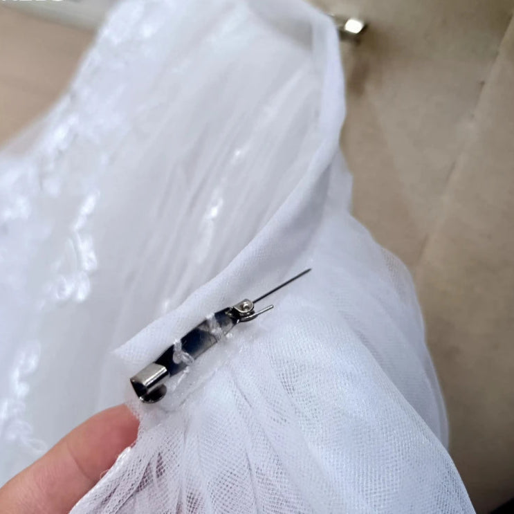 Detachable Train for Wedding Dress Lace and Tulle