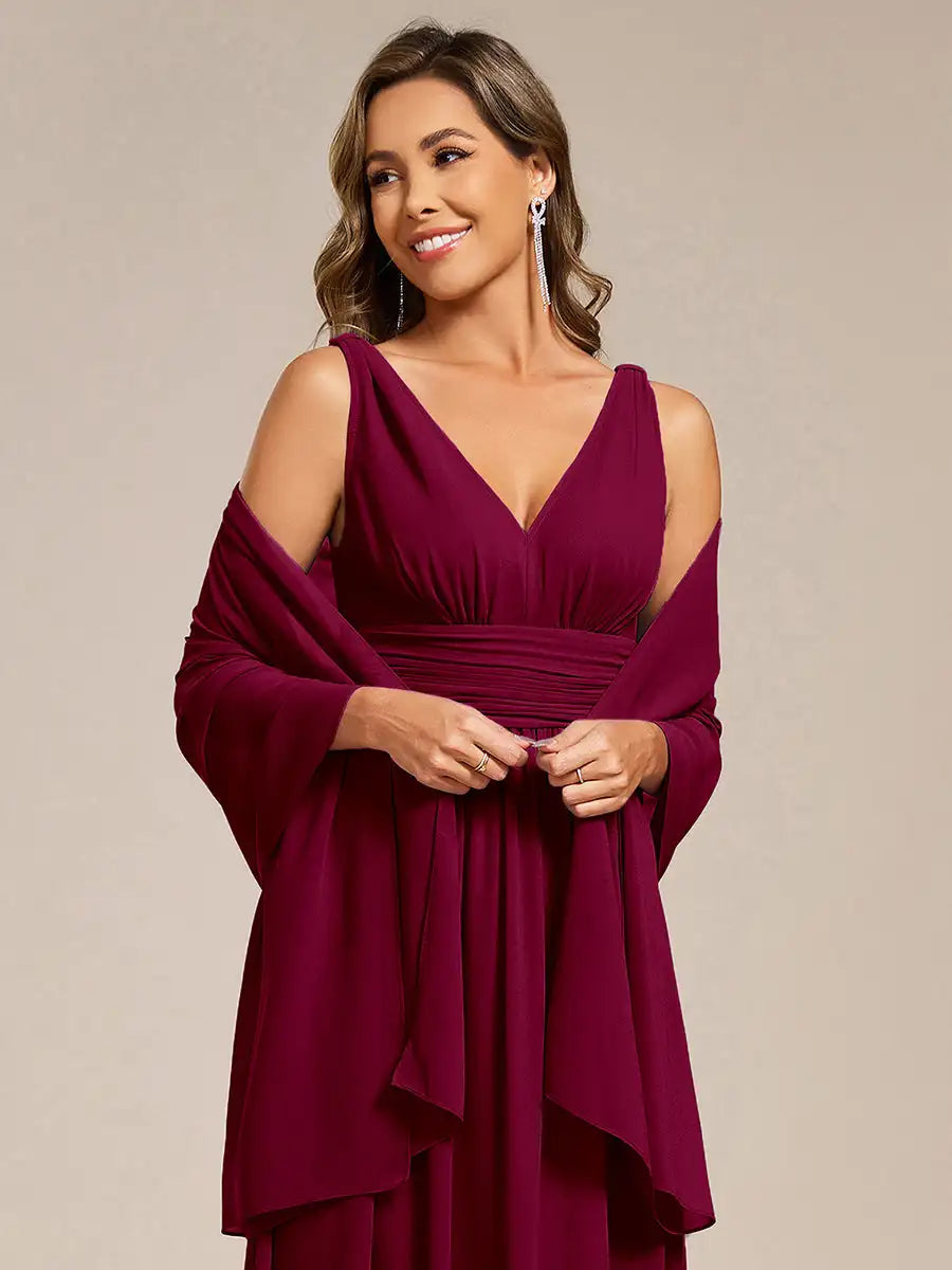 Elegant Chiffon Shawl Wedding Wrap