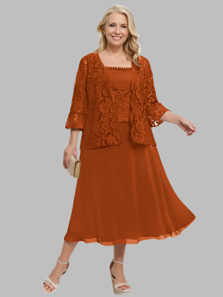 Pink Mother Of The Bride or Groom Dress With Jacket