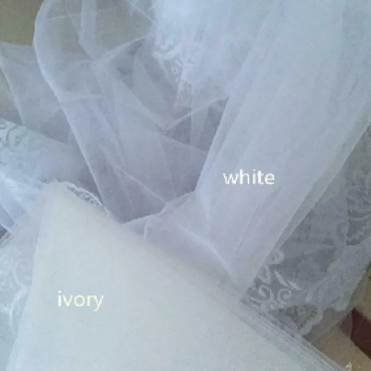 Detachable Train for Wedding Dress Lace and Tulle