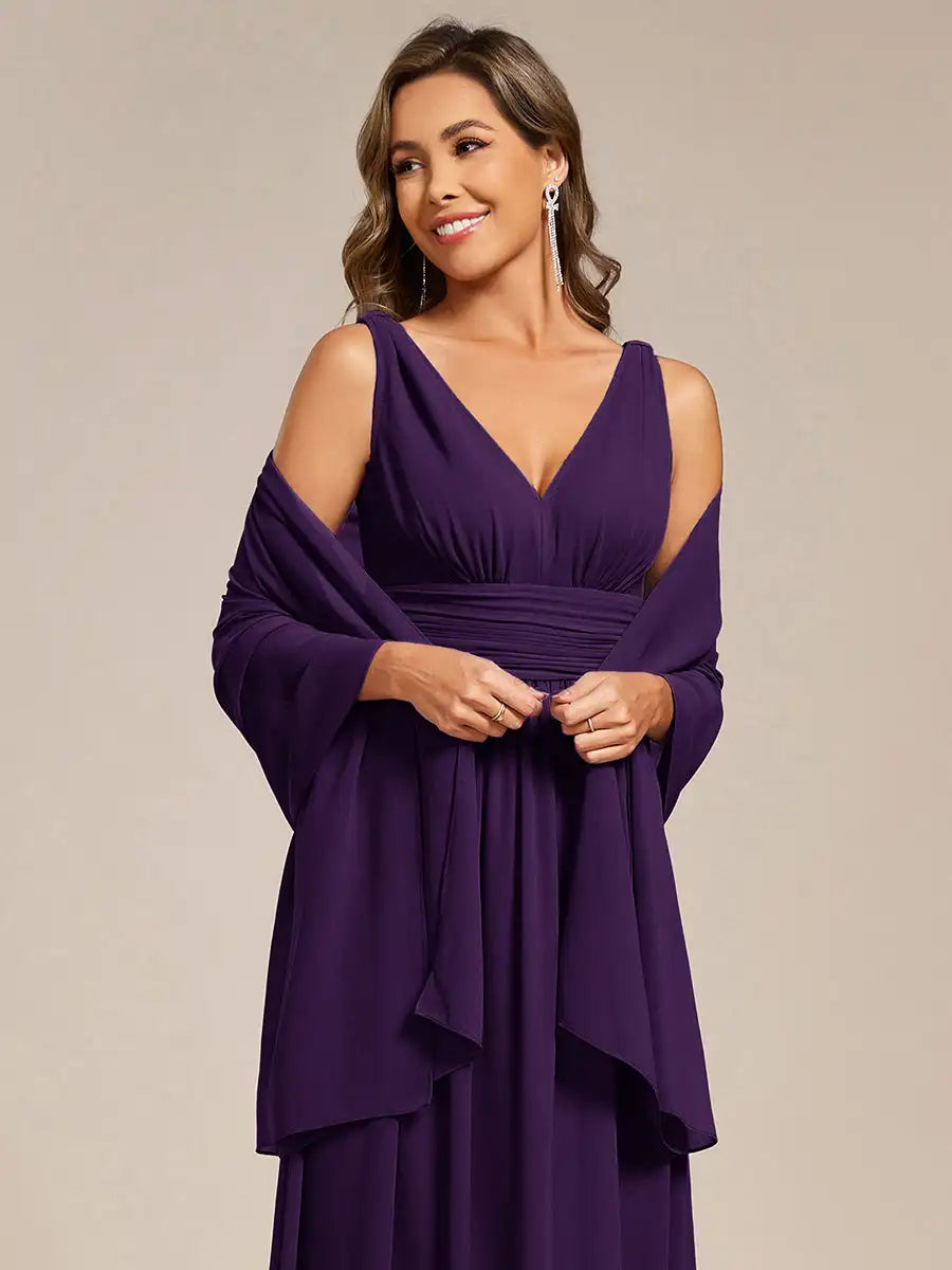 Elegant Chiffon Shawl Wedding Wrap