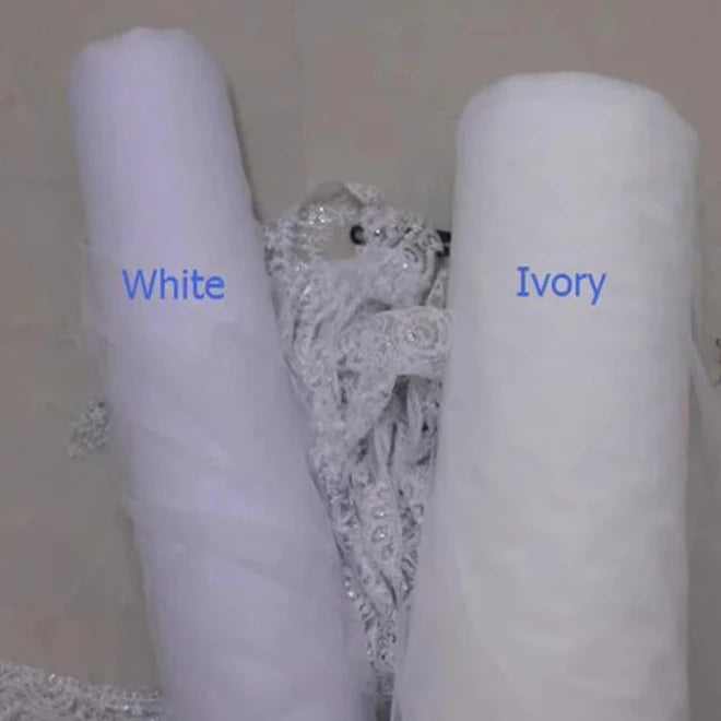 Wedding Veil Cathedral Lace Edge Bridal Veil