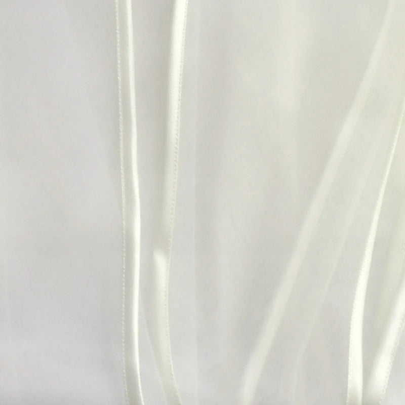 Ribbon Edge Italian Tulle Bridal Veil