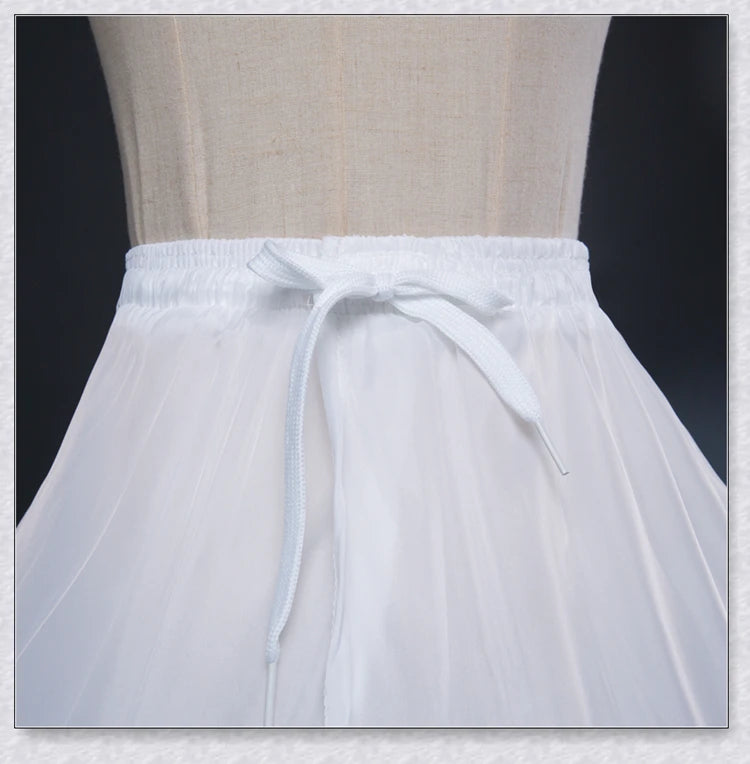Bridal Petticoat White Ball Gown 4 Hoops