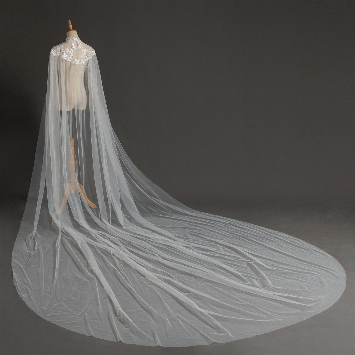 Bridal Shoulder Cape With Lace