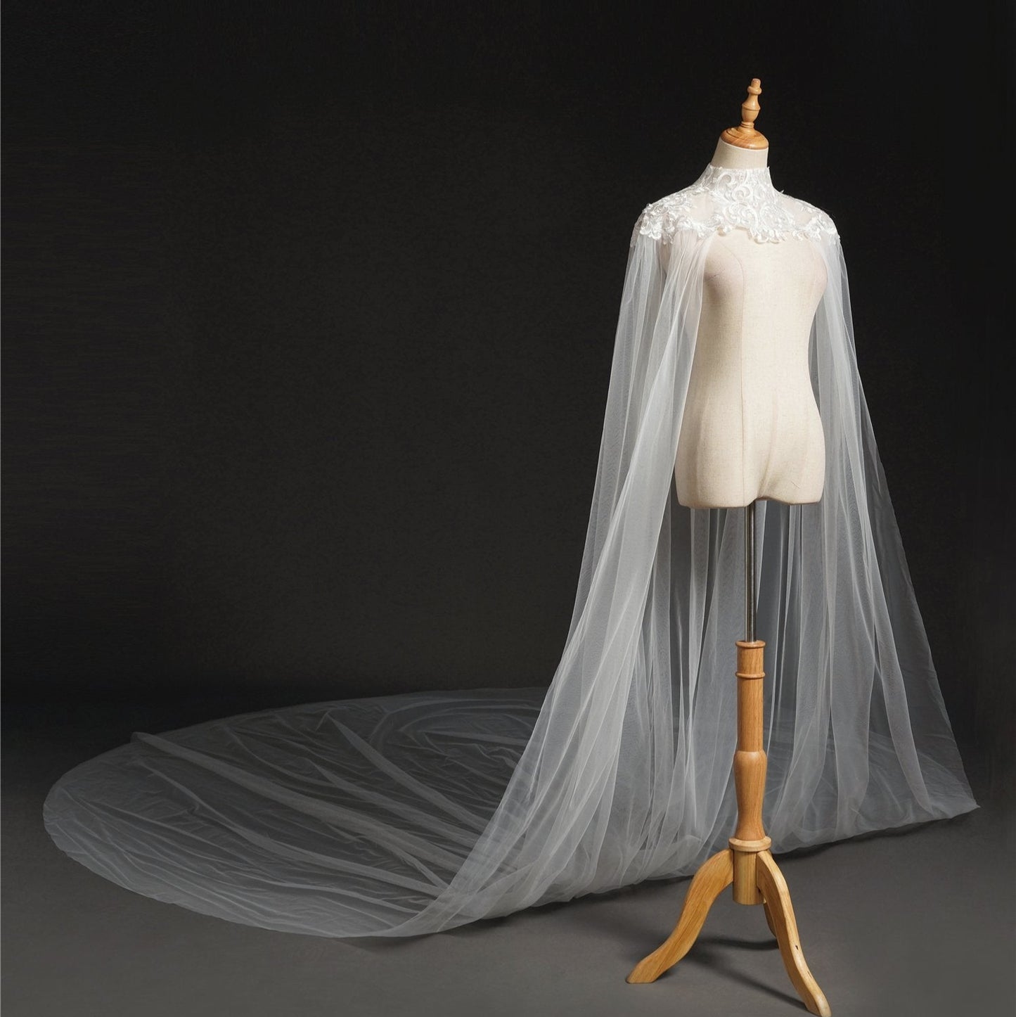 Bridal Shoulder Cape With Lace