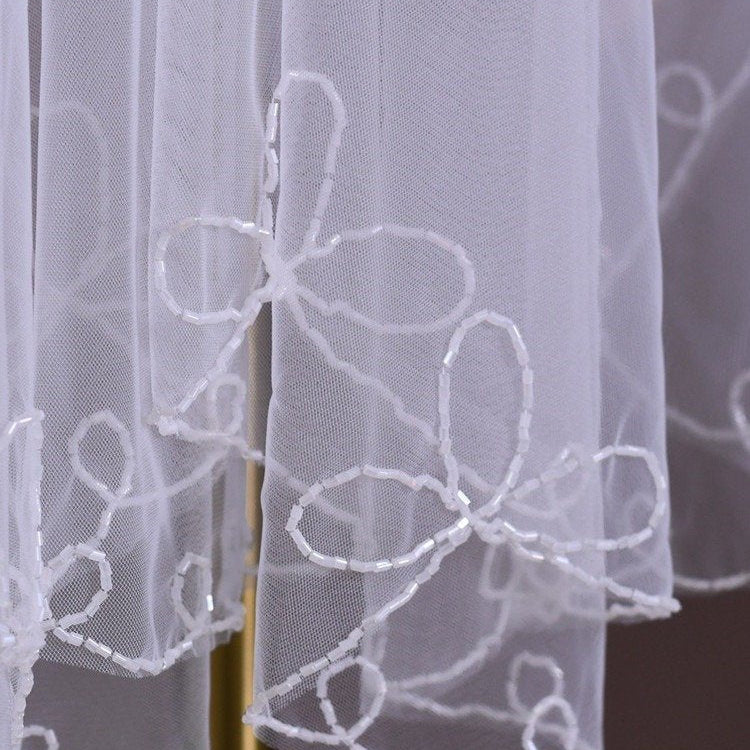 Fingertip 2Tier Blusher Veil