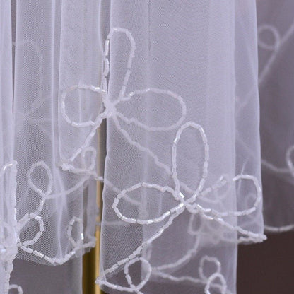 Fingertip 2Tier Blusher Veil