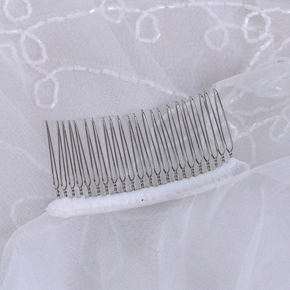 Fingertip 2Tier Blusher Veil