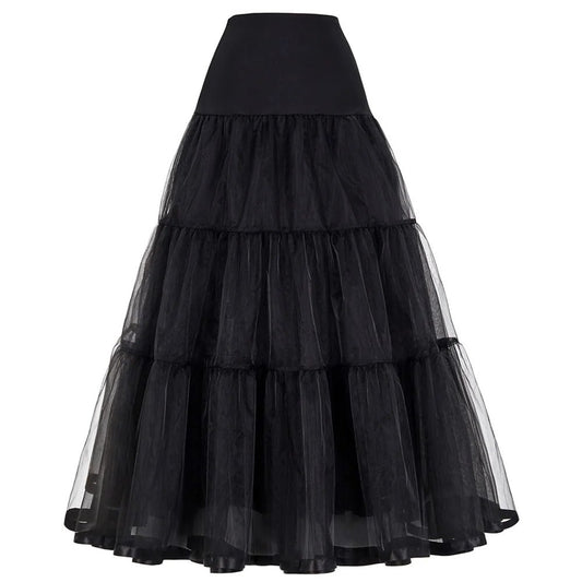 Enhance your ensemble with a soft tulle multi layers underskirt petticoat for a-line style gowns and dresses