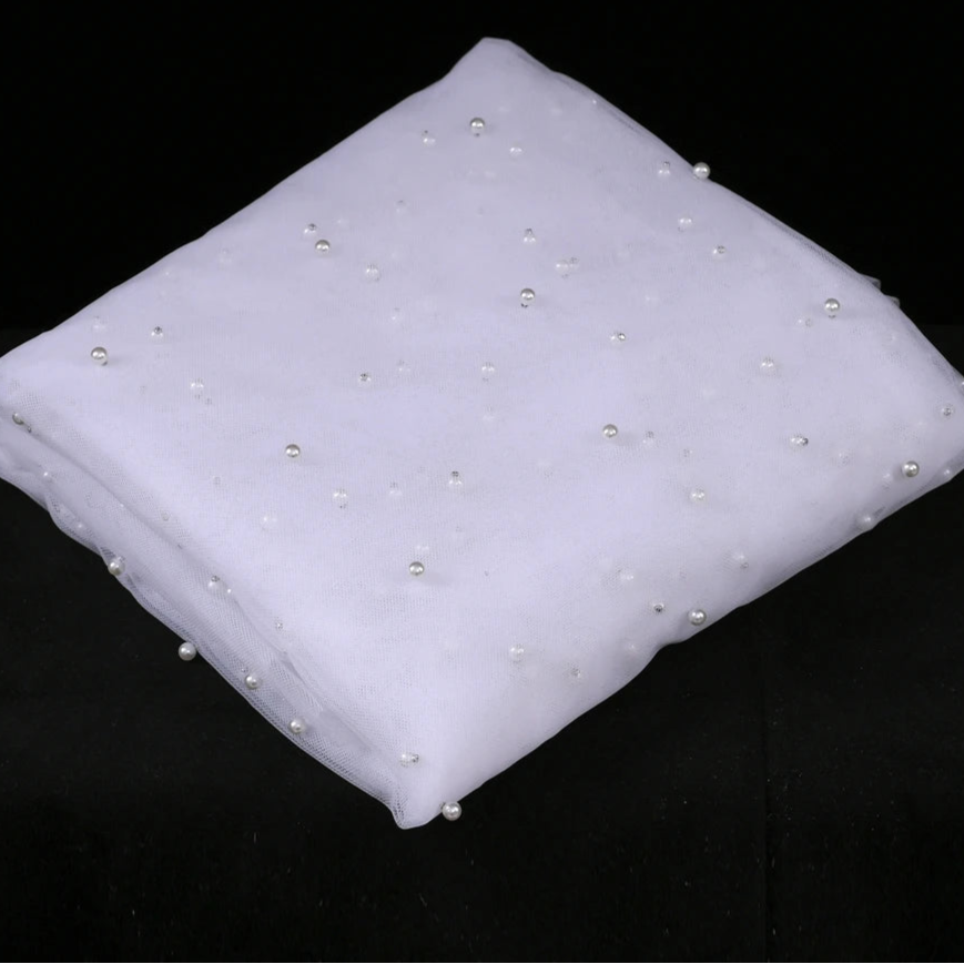 Pearls White Multi Length Wedding Veil