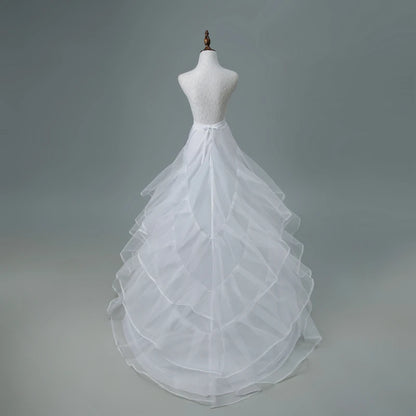 Mermaid Chapel Train Wedding Dress Petticoat Bridal Accessories