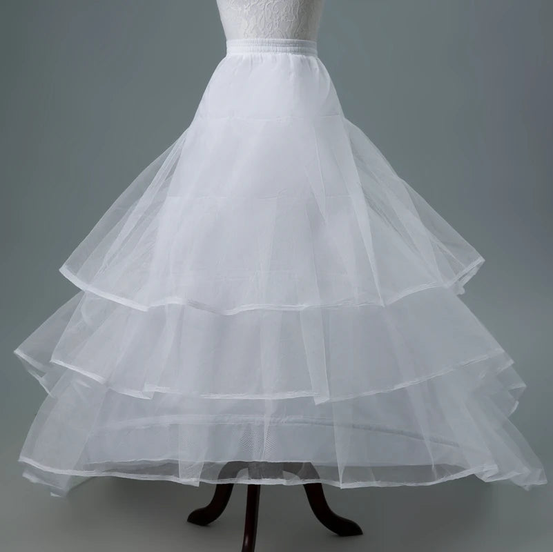 Mermaid Chapel Train Wedding Dress Petticoat Bridal Accessories