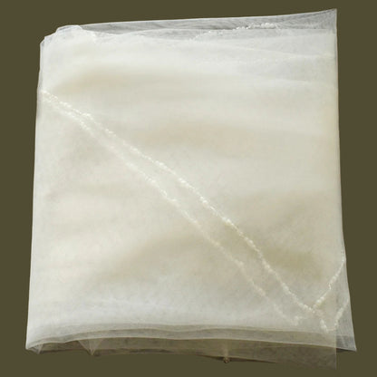 Bridal Crystal Beaded Edge Soft Wedding Veil