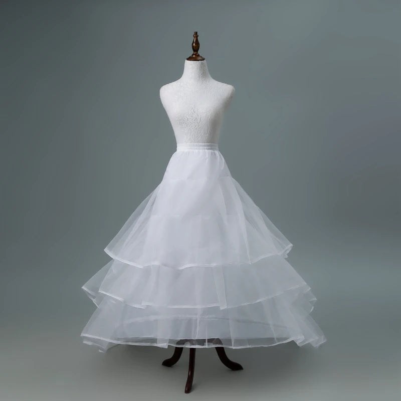 Mermaid Chapel Train Wedding Dress Petticoat Bridal Accessories