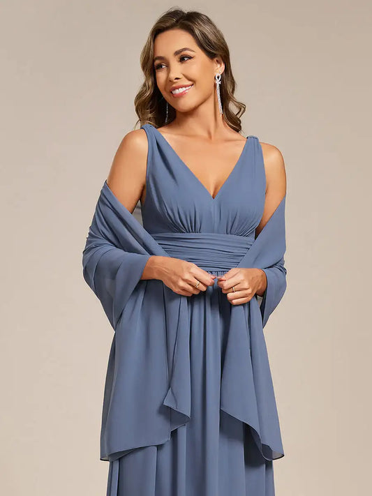 Elegant Chiffon Shawl Wedding Wrap