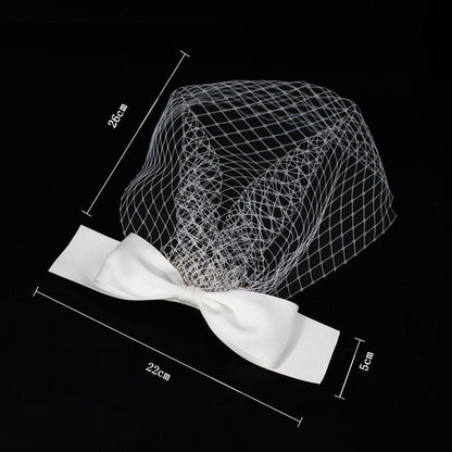 Birdcage Veil With Bow