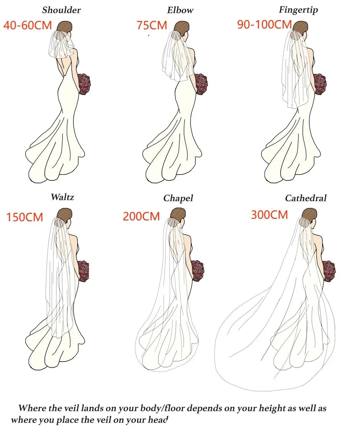 White 3D Floral Blusher Wedding Veil