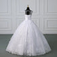 lace up back applique floor length ball gown-formal elegance