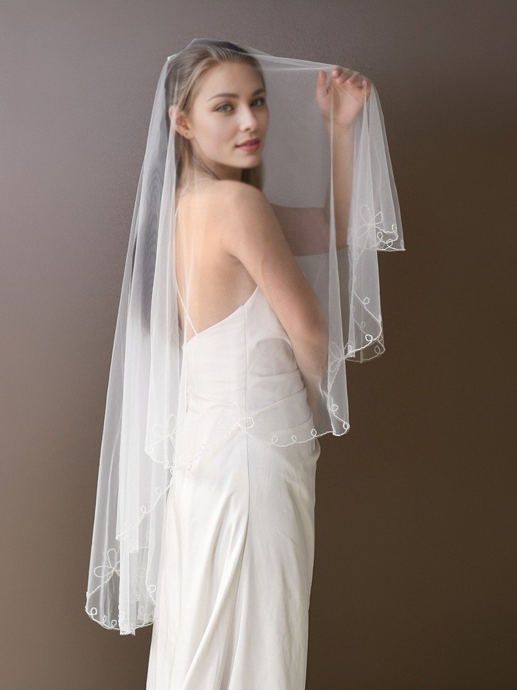 Fingertip 2Tier Blusher Veil