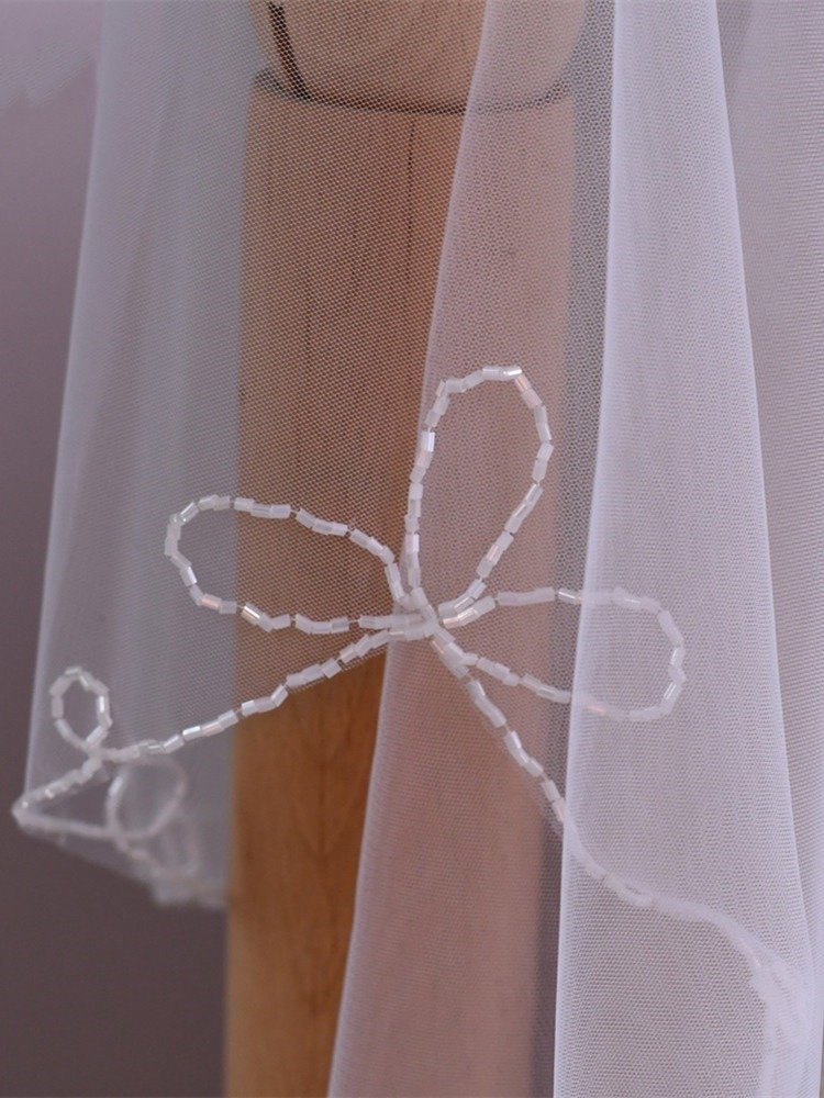 Fingertip 2Tier Blusher Veil