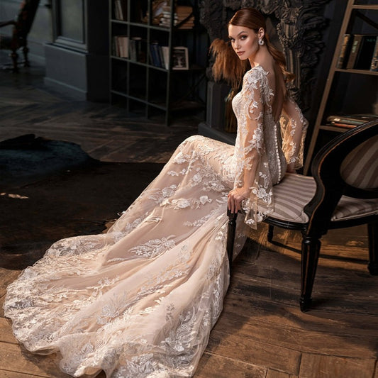Mermaid Wedding Dresses WD1119-Formal Elegance