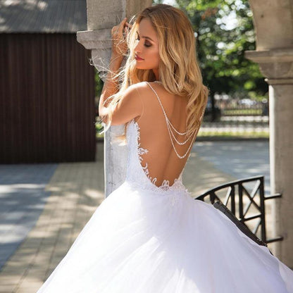 princess ball gown bridal dress WD1024- Formal Elegance